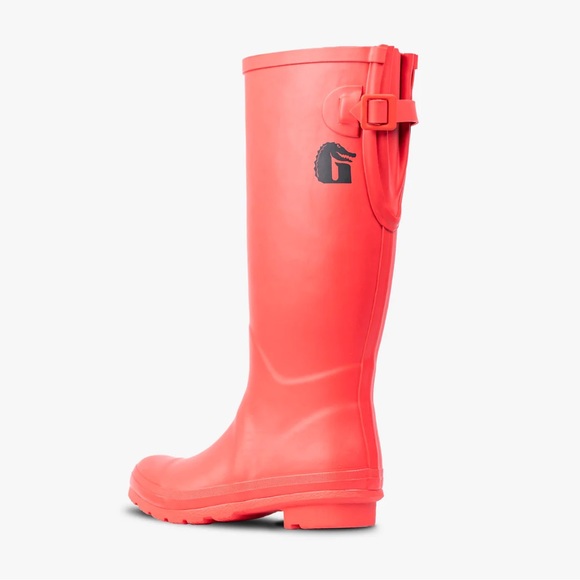 New! Women’s Gator Waders Rain Boots in Red - Picture 4 of 7